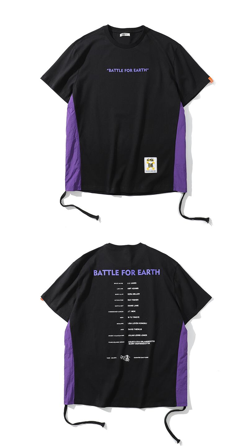 全2色 Tシャツ カットソー プリント カジュアル ストリート 