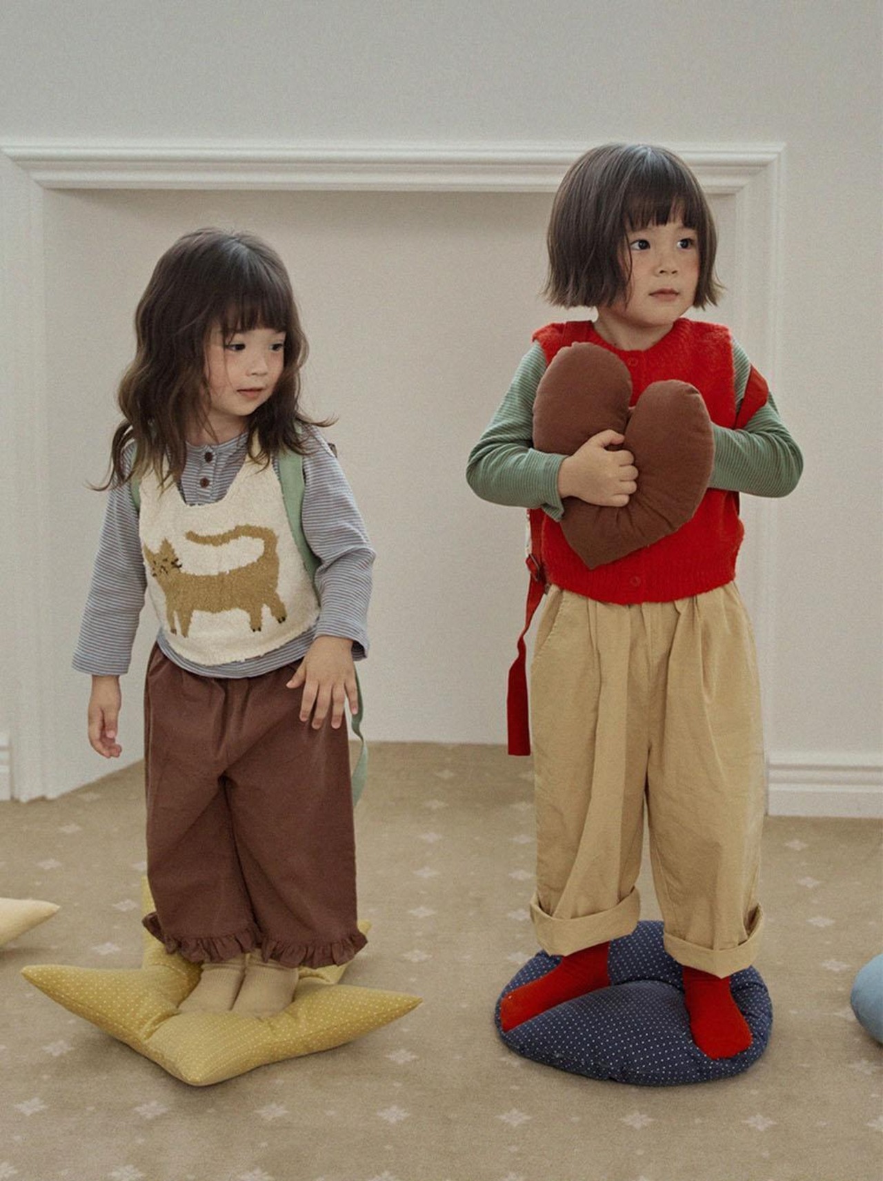韓国子供服 / 26Autumn / 〖取寄〗Mardi Amber / プディフリルパンツ / キッズ服 *XS~XXL*