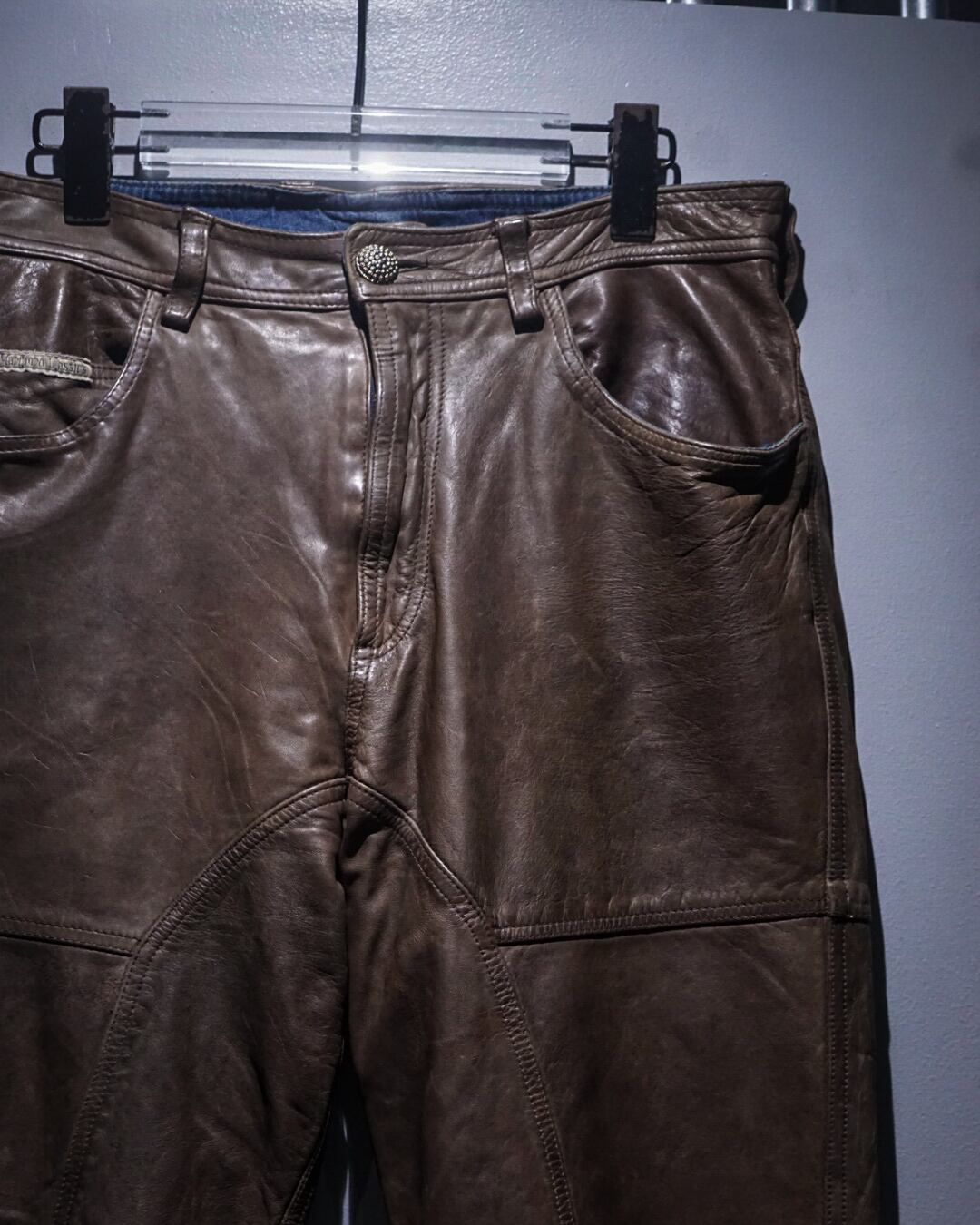 マルボロクラシック　レザーパンツ add (C) vintage】“Marlboro Classics” Vintage Reversible Leather