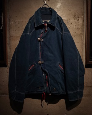 【Caka】"SOVIET" Euro Vintage Metal Hook Button Gimmick Loose Jacket