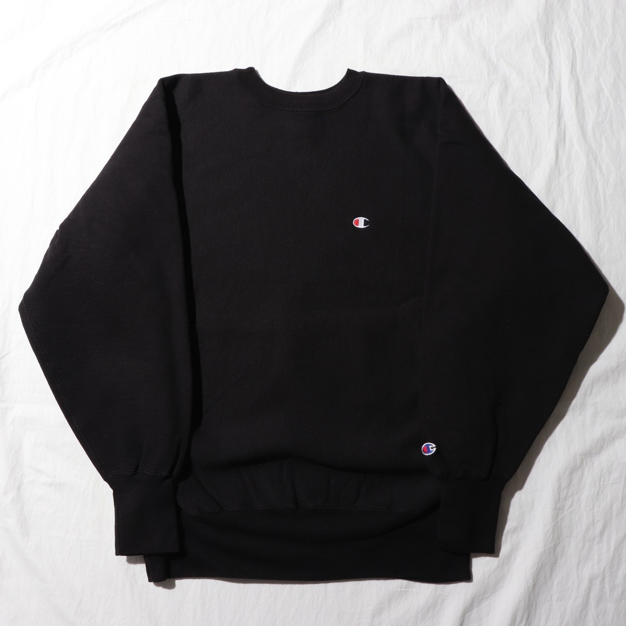 Deadstock L 黒 88年 リバースウィーブ チャンピオン ブラック スウェット