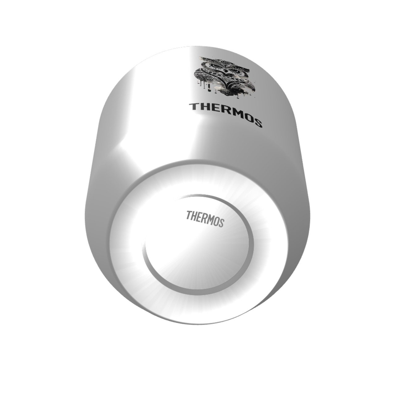 THERMOS 真空断熱カップ 360ml（ステンレス）owl　00024