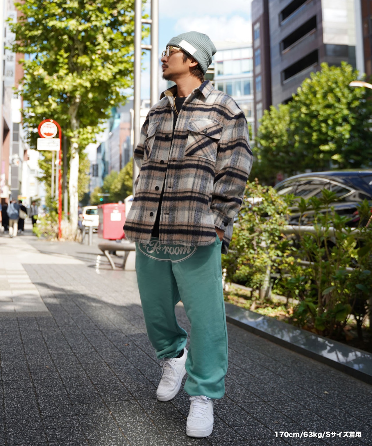 【#Re:room】BIG LOGO PRINT WIDE SWEAT PANTS［REP234］