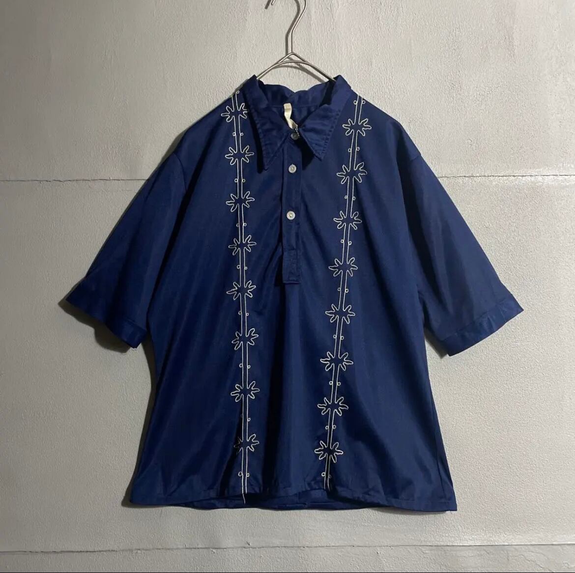 EURO 70s 60s ヴィンテージシャツ 刺繍ブラウス ヨーロッパ D920 | HOUSE