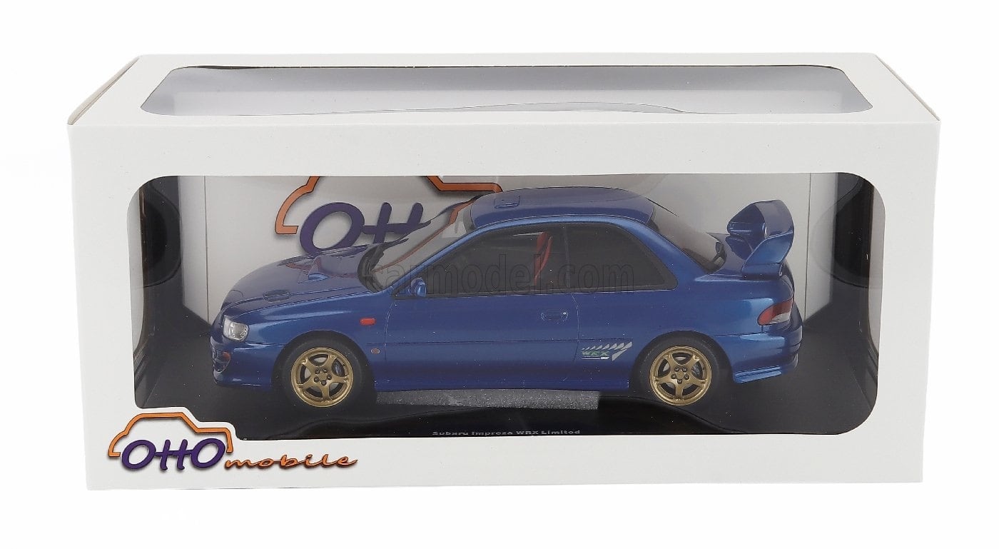 OTTO オットー 1/18 SUBARU スバル インプレッサ WRC 2001 #5 ブルー
