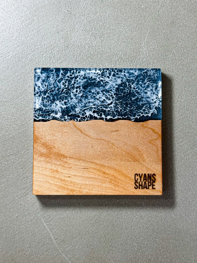 SquarePlate/Coaster 楓 × Seabed