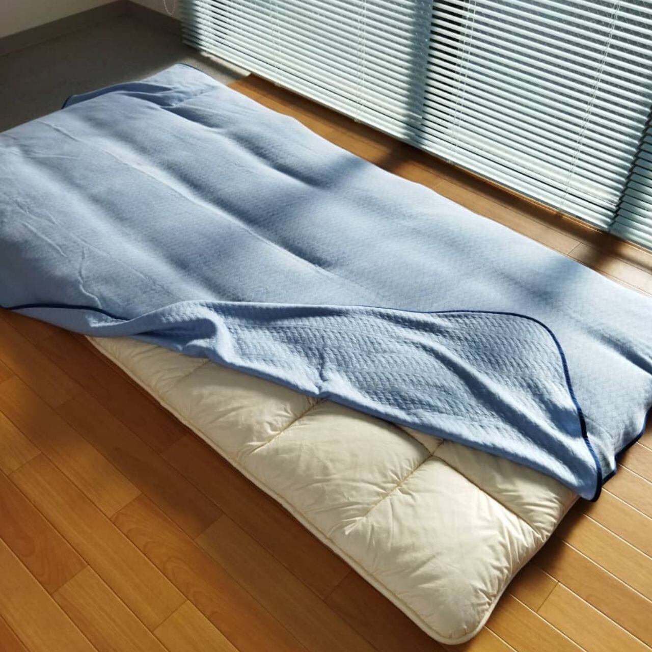 ケットにもシーツにも キルトニット【nimo】110／150