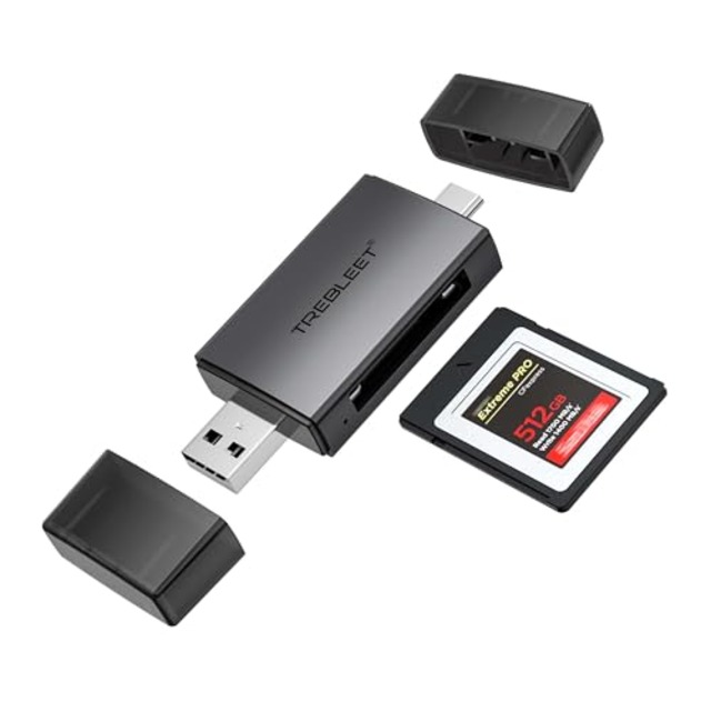 CFexpress Type-B カードリーダー B夕イプ Type-C OTG対応 1台2役 USB3.2 10Gbs 大容量カードに対応 Android スマホ タブレット、MacBook、Windows PCに適用