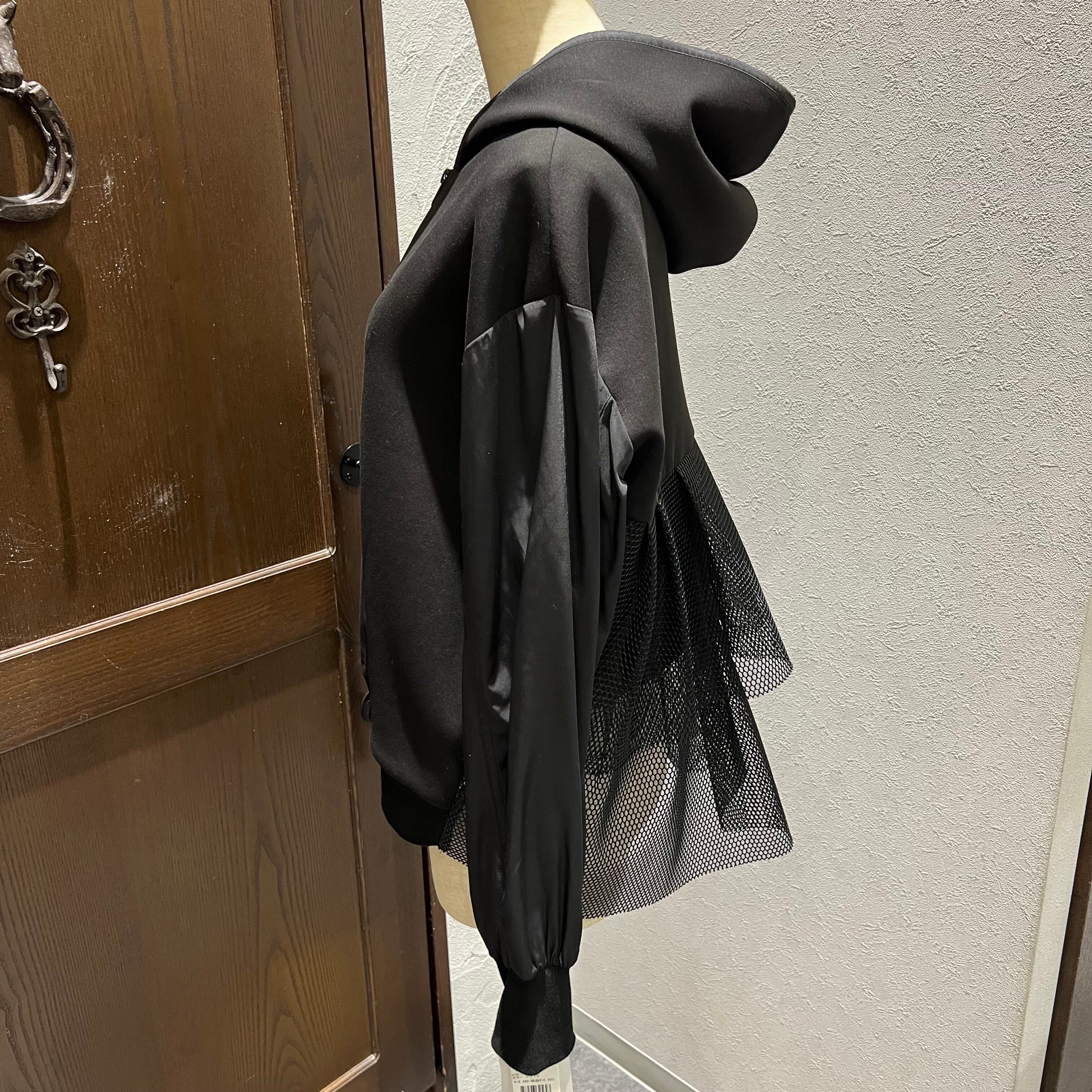 RISLEY バッグティアードパーカー Risley/バックフリルメッシュ