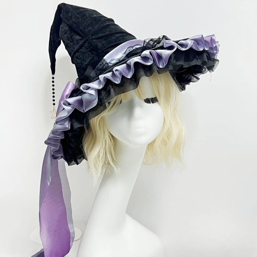 ハロウィン コスチューム 魔女 三角帽子 イベント衣装 コスプレ