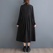 パイピングデザイン Aライン ロングジレ  00107