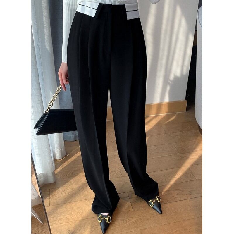 loose straight-leg pants