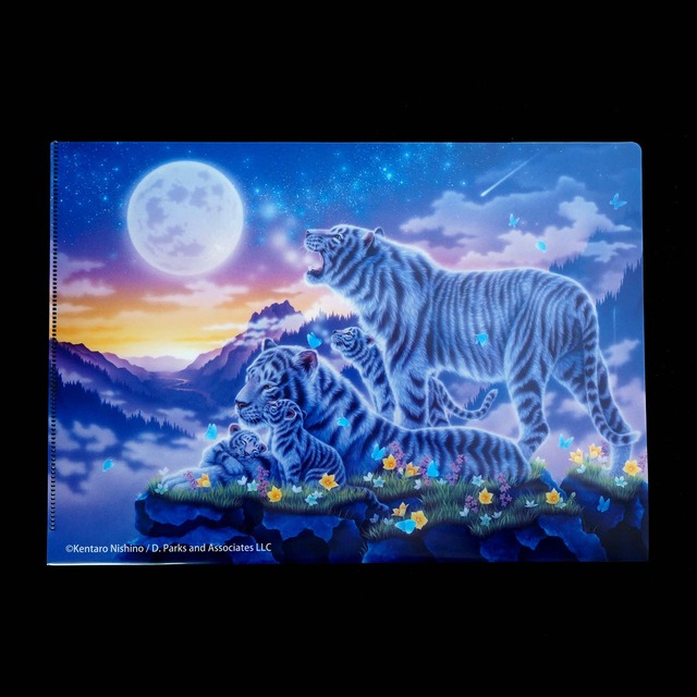 クリアファイル「ホワイトタイガー１」