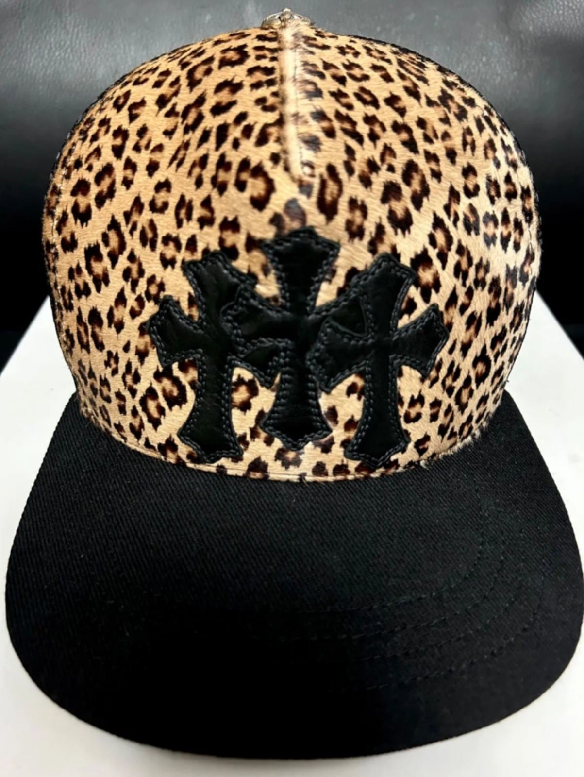 CHROME HEARTS クロムハーツ セメタリークロス トラッカー レオパード