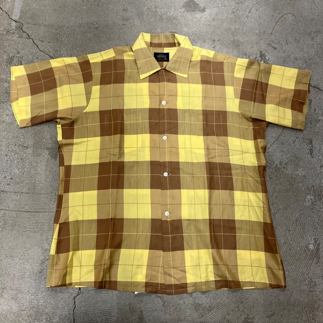 ARROW S/S CHECK SHIRT 1970’S OLD