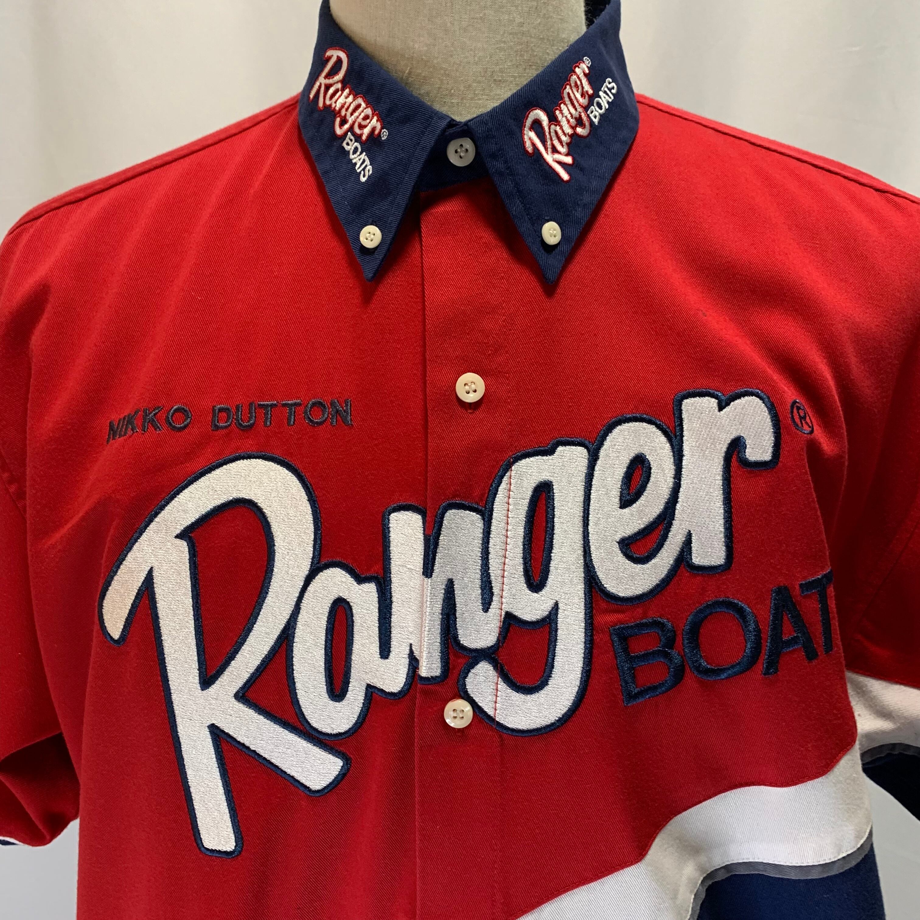 6365 Kudzu RANGER BOAT 半袖シャツ ビッグロゴ 刺繍 XL | San Fernando