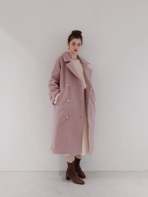 fluffy color coat（pink）