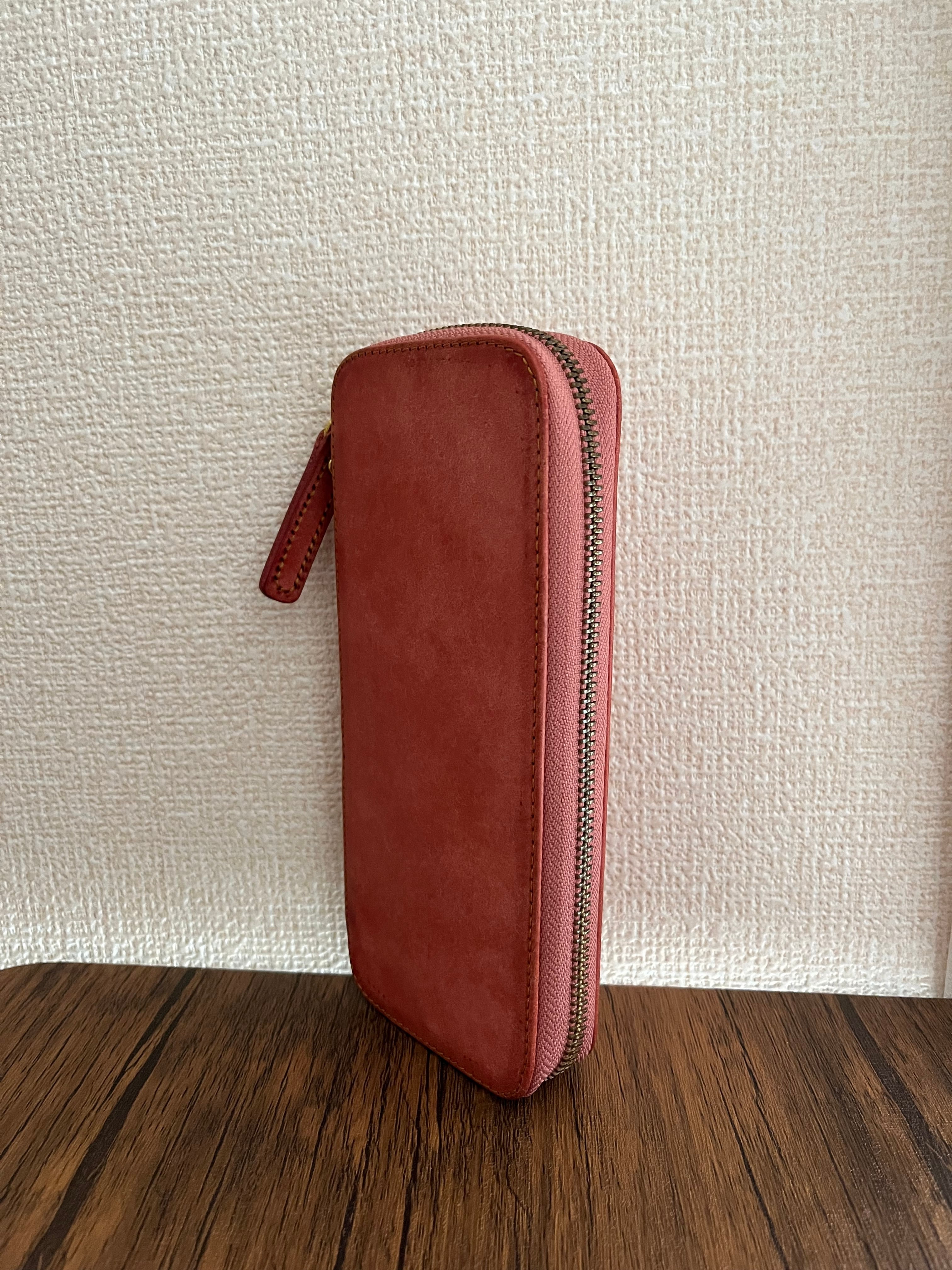 限定品】バハギアペンケース ラウンドジップ型 プエブロ ピンク