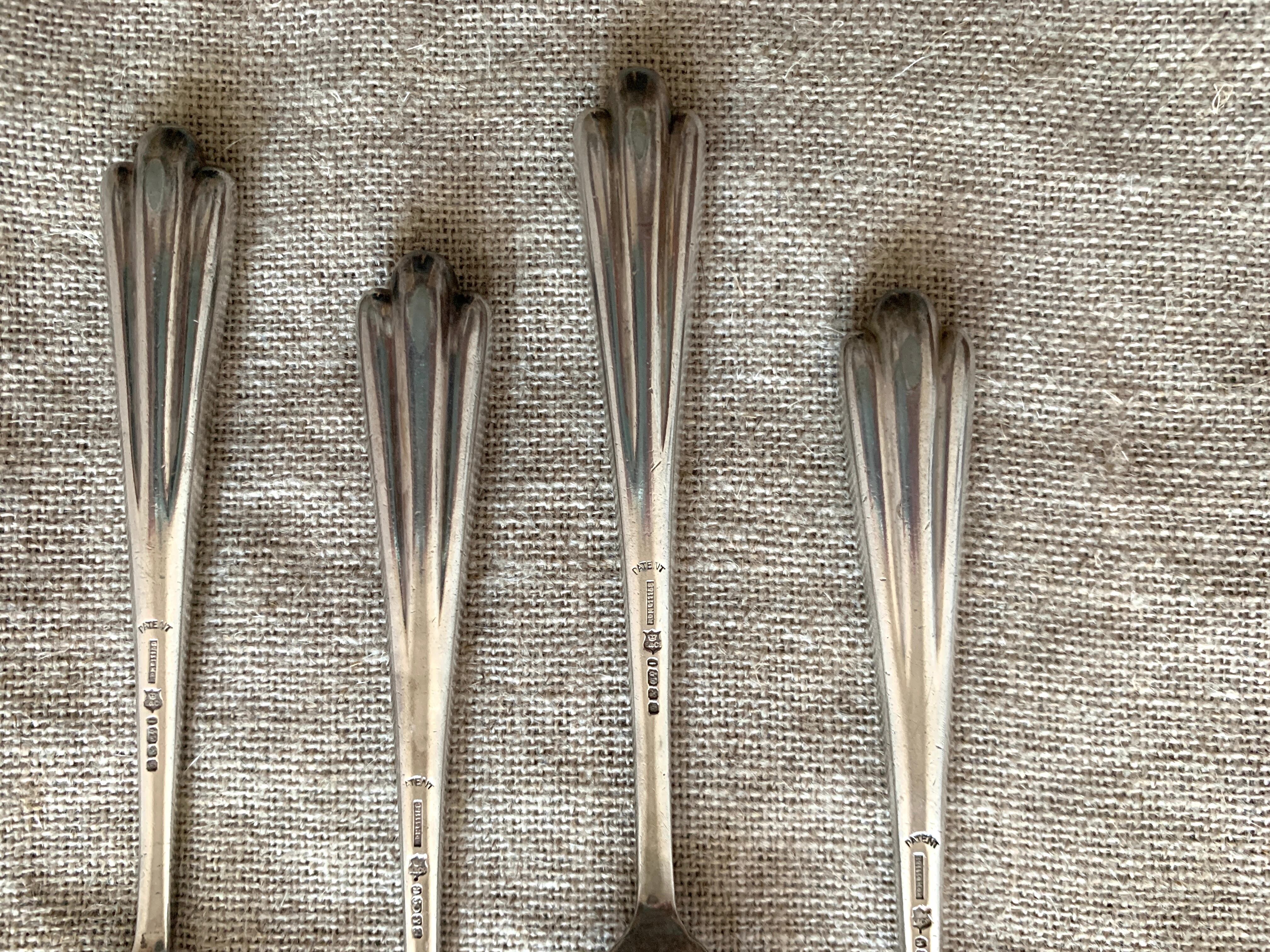 ヴィンテージ 銀メッキ フォーク フレンチアンティーク 1本あたり