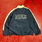 00s NIKE ナイロンジャケット ネイビー×白 バック刺繍