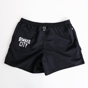 BIWAKO CITY / NYLON SHORTS / BLACK