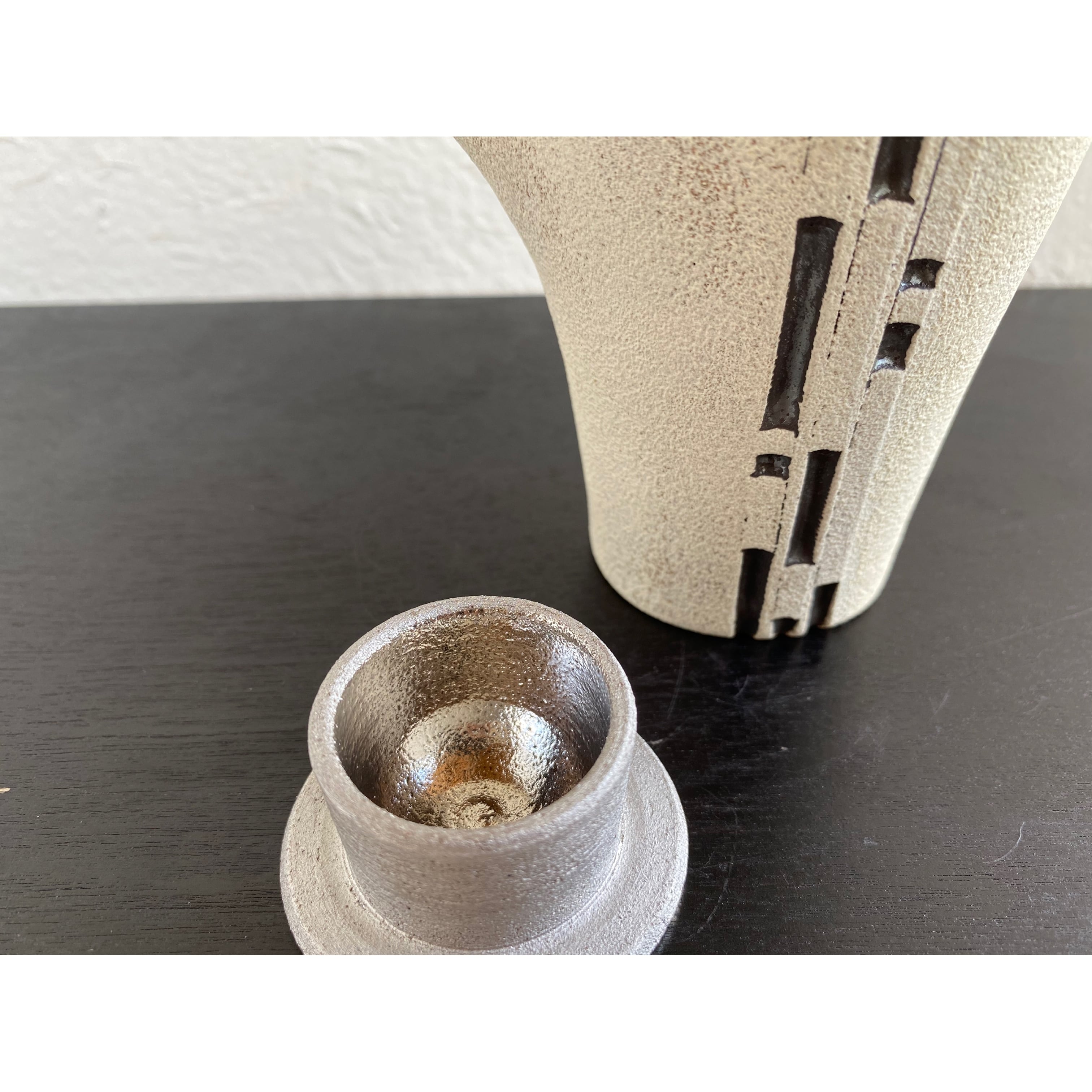 丹波焼 急須 Pot 鎬象嵌（しのぎぞうがん） 200cc