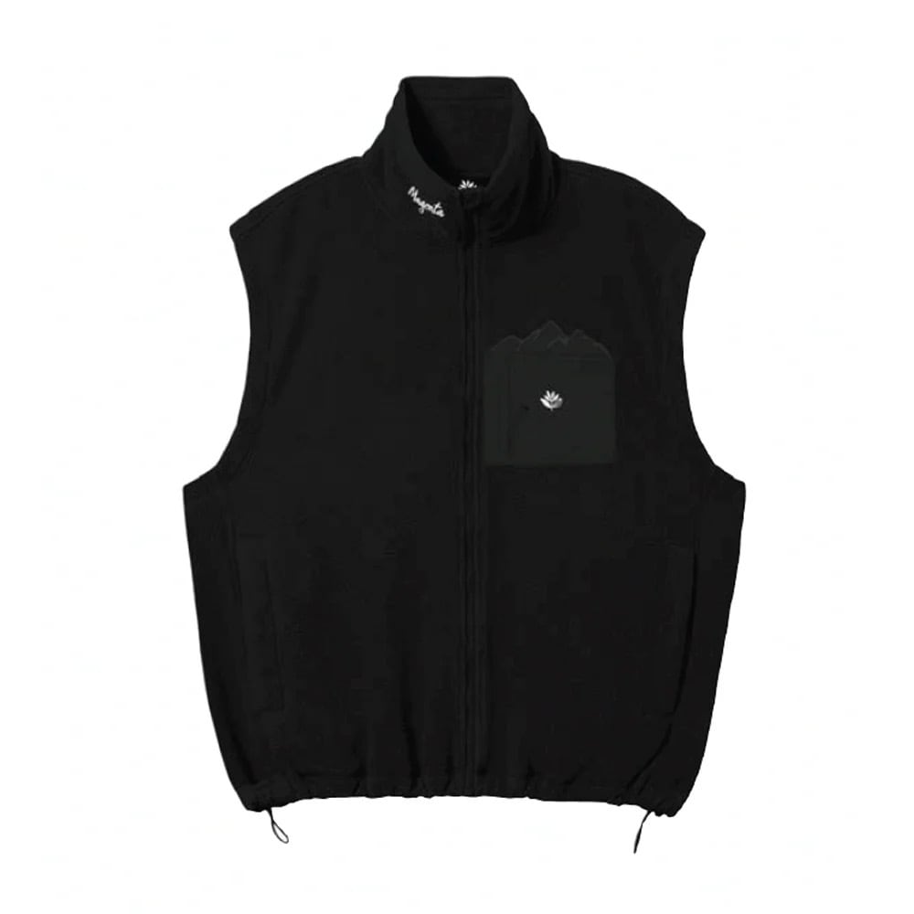 MAGENTA / MTN FLEECE VEST / BLACK