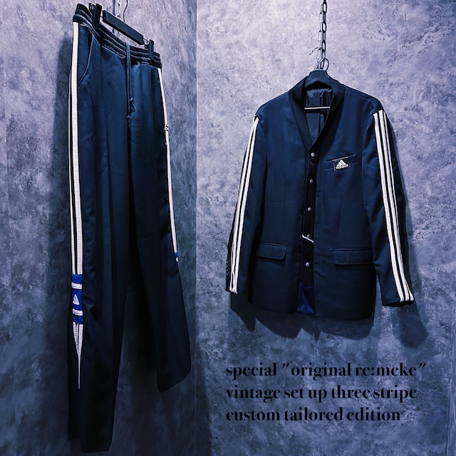 【doppio】special "original re:meke" vintage set up three stripe custom tailored edition