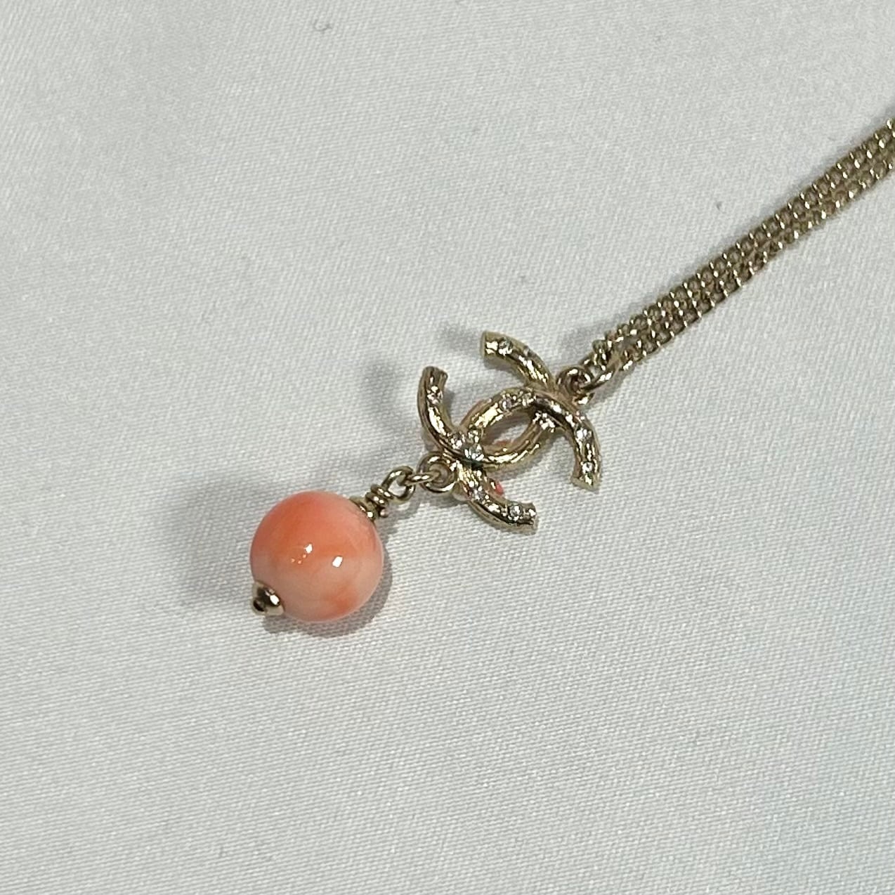 CHANEL ココマーク 珊瑚モチーフ ネックレス シャネル | 2122 