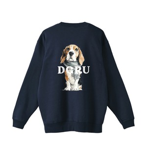 ビーグル　バックデザインスウェット