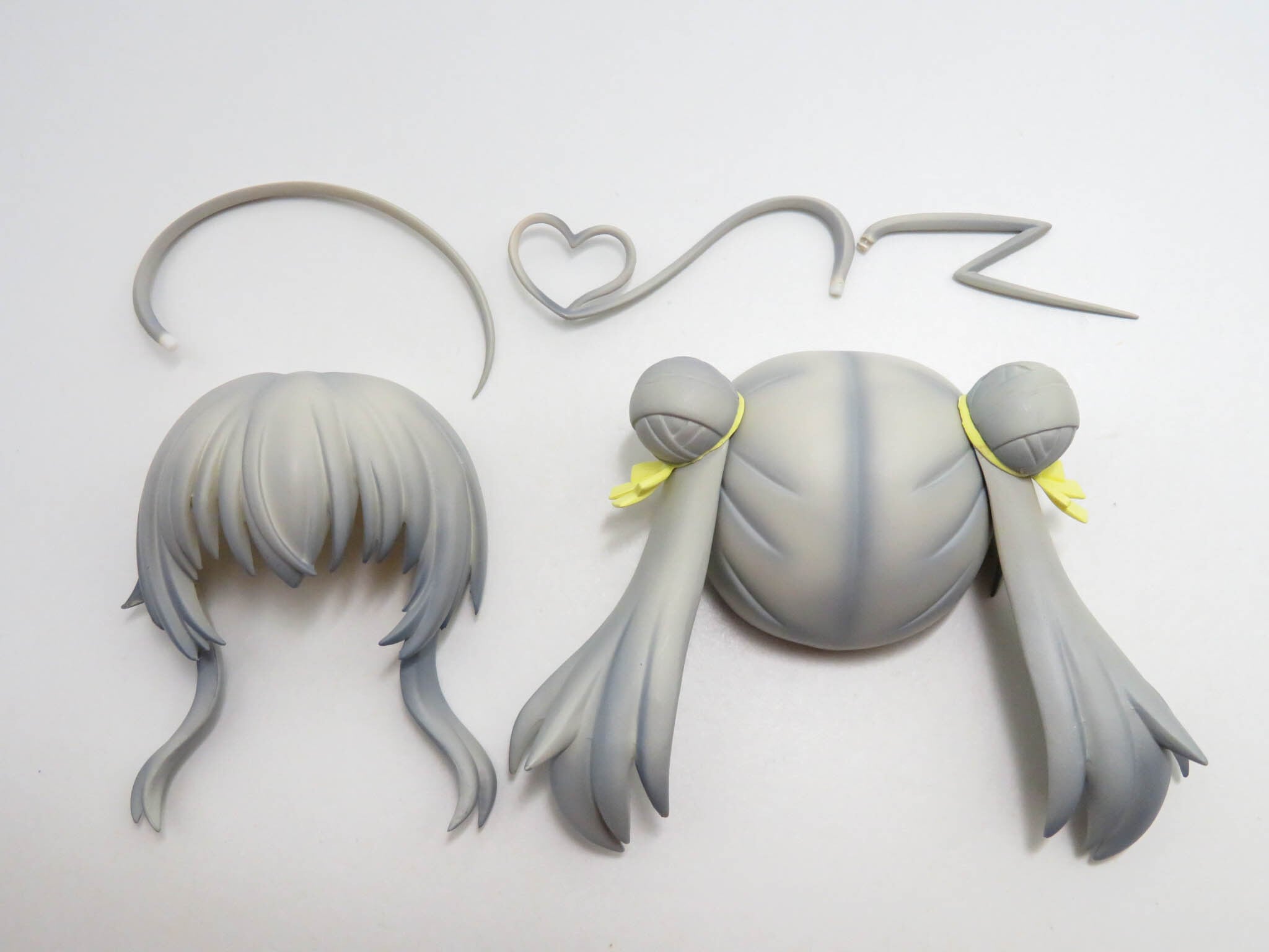 再入荷(A−ランク)【331】 ニャル子 冥土Ver. 髪パーツ ツインテール ねんどろいど
