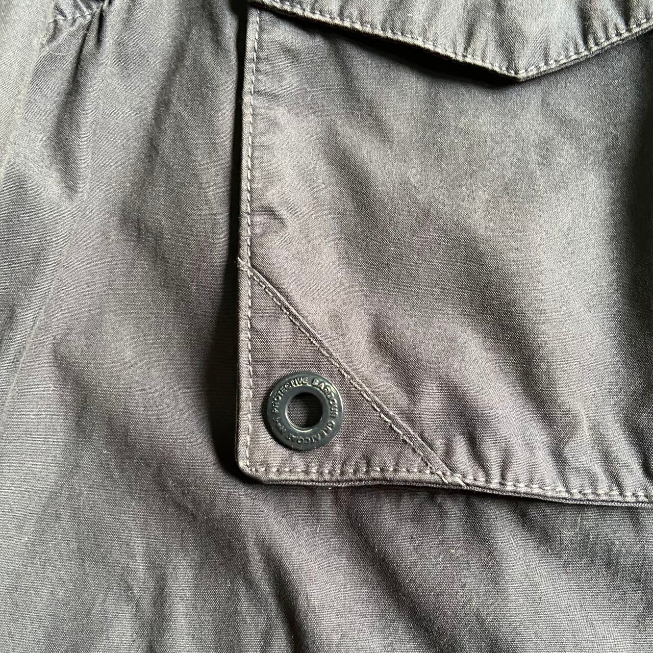 Barbour バブアー コットンジャケット マウンテンパーカー メンズL 古着 ネイビー 紺 フード着脱式【アウトドアジャケット】【CS2301-30】 | cave 古着屋【公式】古着通販サイト