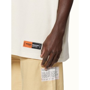 HERON PRESTON  SS TEE OS A.F. AUTHORIZED   OFF WHITE