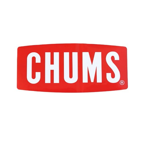 CHUMS チャムス ステッカー ステッカーチャムスロゴ ボートロゴ ラージ Sticker CHUMS Logo Large CH62-1058