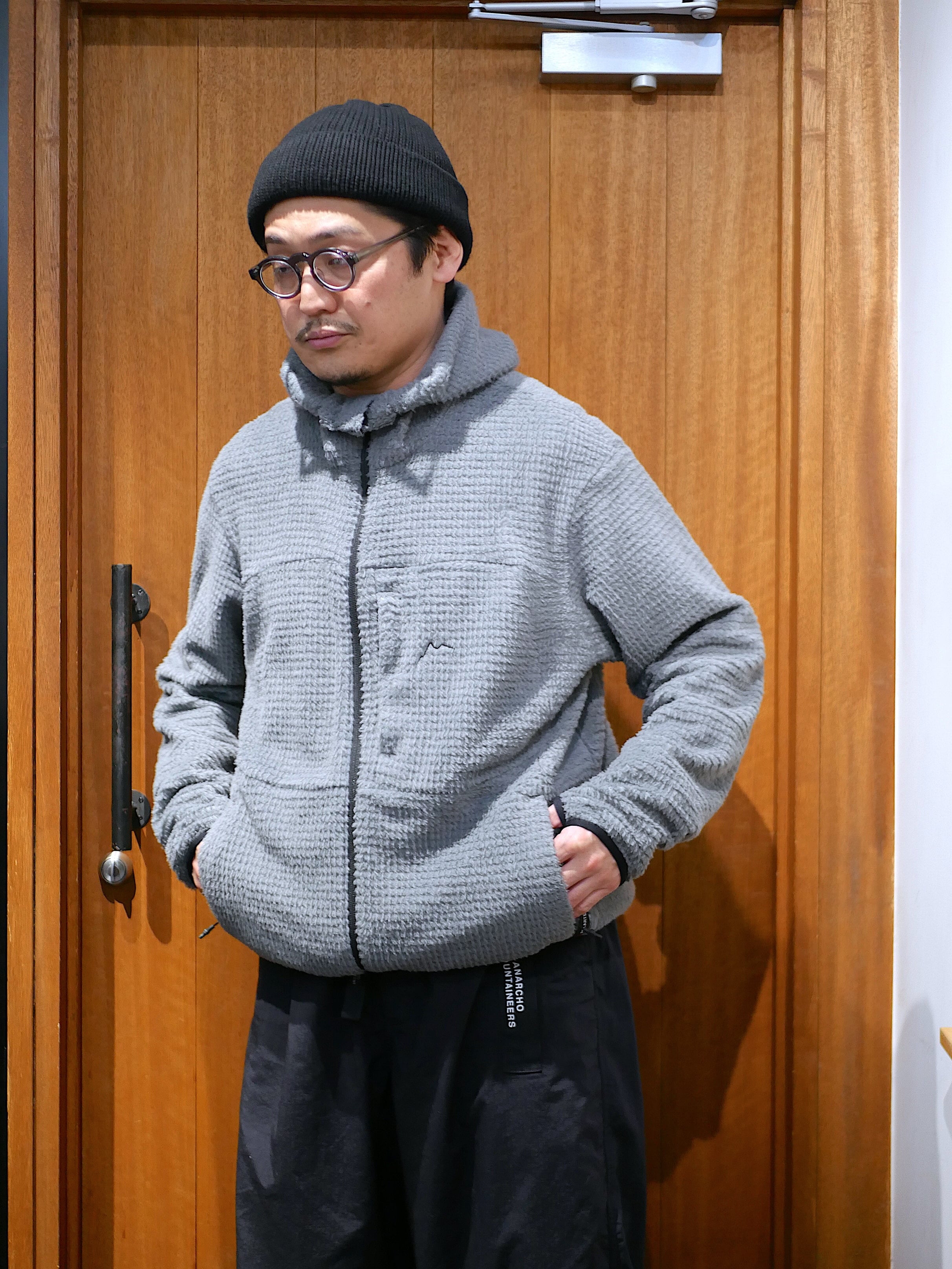 新品・未使用☆Ruleツイード調 ジップアップパーカ   グレーケイ CAYL / ALPHA ZIP HOODY | st. valley house - セントバレーハウス