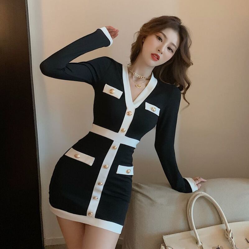 オータムスタイルショートスカート ハイウェスト 秋物 ハンチェンe48913416864