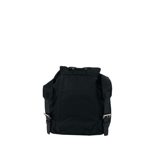 PRADA プラダ バックパック ブラック トライアングル ナイロン フロントバックル vintage ヴィンテージ オールド 8gfpuf
