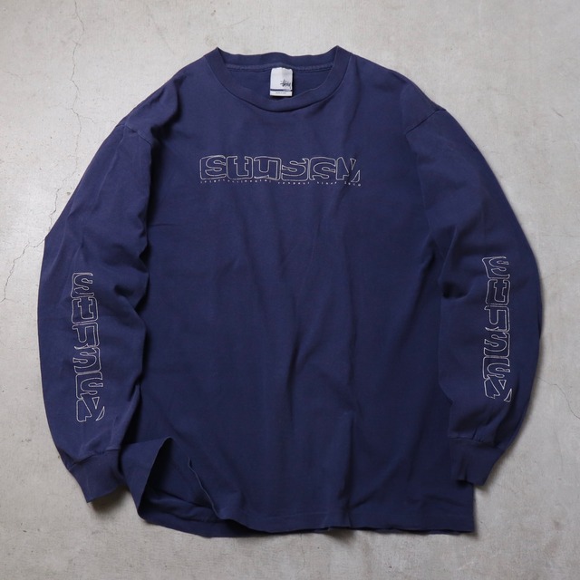 1990s  OLD STUSSY  ロンT  Made in USA  L　D181