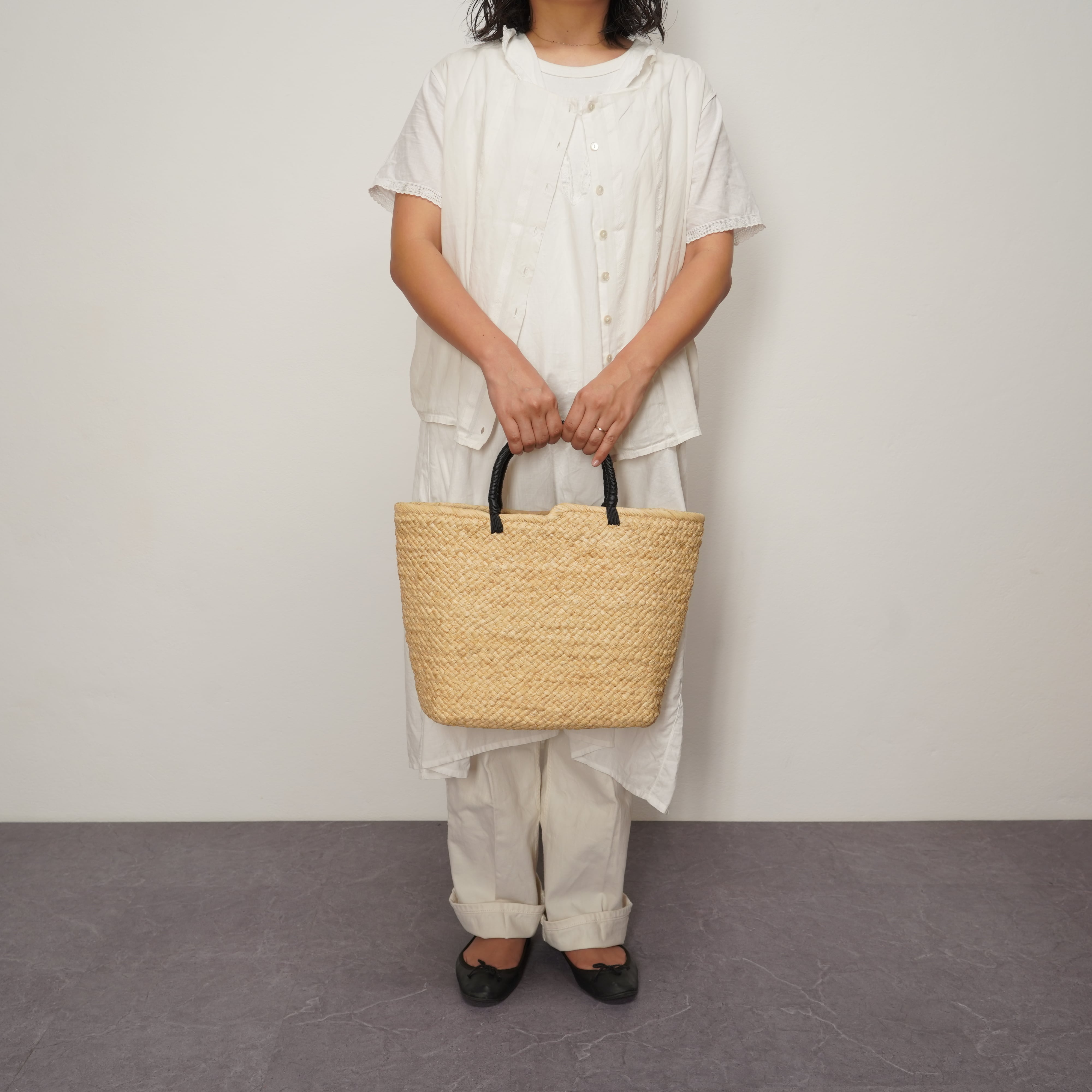 Marche Bag (M) - Color handle | AMPIANA