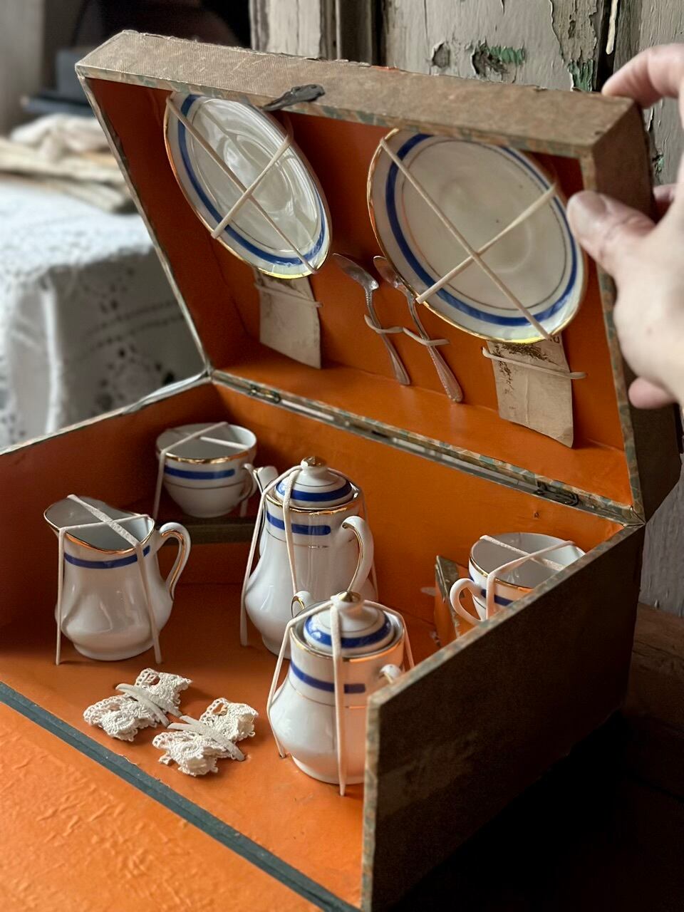 ミニチュアティーセット Service à thé ディネット | Brocante de La