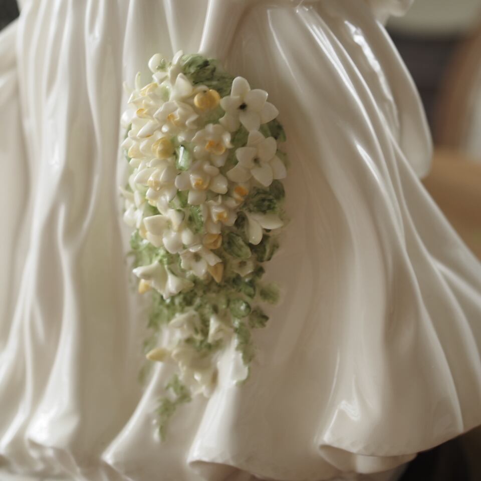 希少 英国コールポートフィギュリンB ダイアナ・シグネチャーモデル