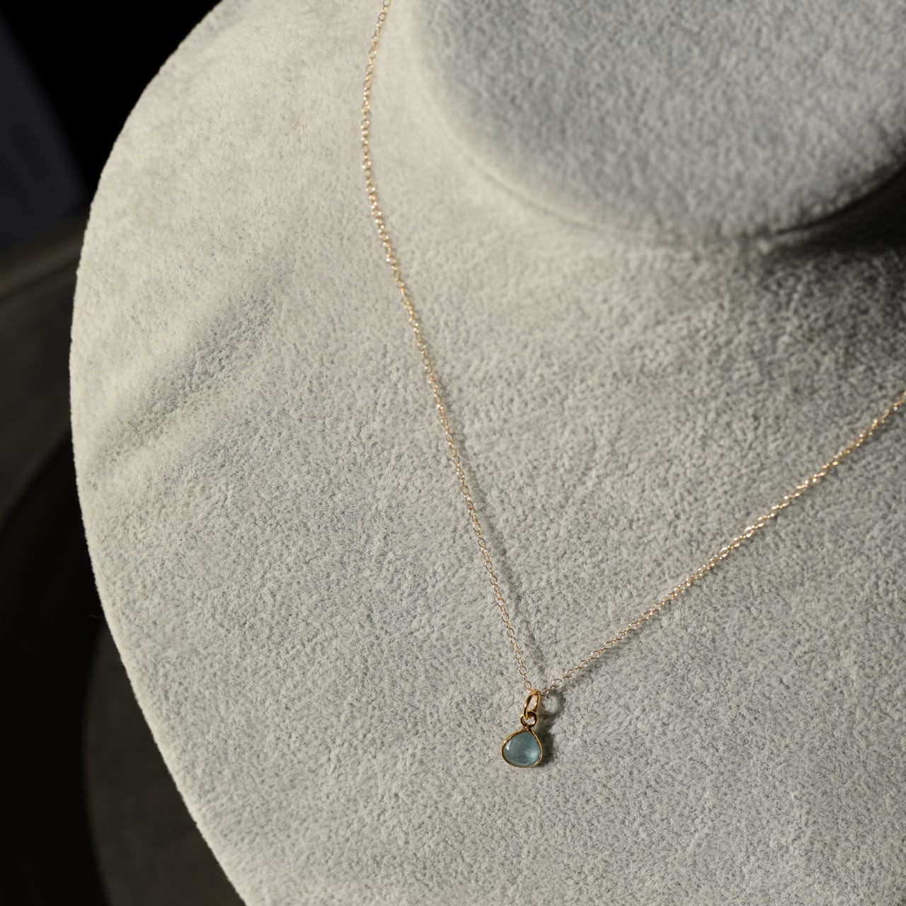 アクアマリンの天然石ネックレス（Silver925／14kgf） アクセサリー