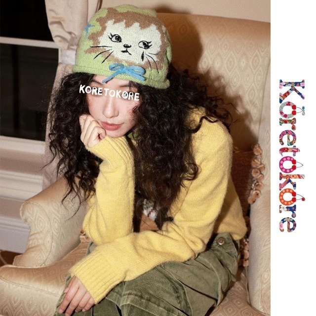 Namidaneko Knit Beanie〈4color〉 A5037