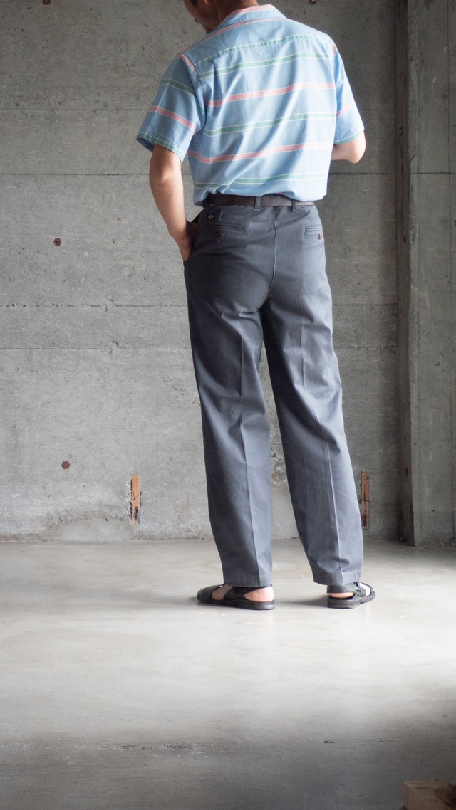 "PROFILES by VAN HEUSEN" 1980s Open collar shirt