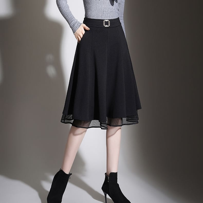 スカート レディース チュール ミディアム丈 Aライン チュール ベルト 透け感 ハイウエスト ウエストゴム パール かわいい 大人可愛い きれいめ シンプル カジュアル 上品 エレガント フェミニン おしゃれ おとな ナチュラル ラブリー キュート ガーリー ロマンチック 華やか 無地 学生 通学 デート お出かけ 女子会 パーティー M L XL 2XL 3XL 4XL 多きサイズ ブラック オールシーズン 10代 20代 30代 ママ 韓国系 着回し 普段使い 体型カバー 楽ちん モテ 送料無料