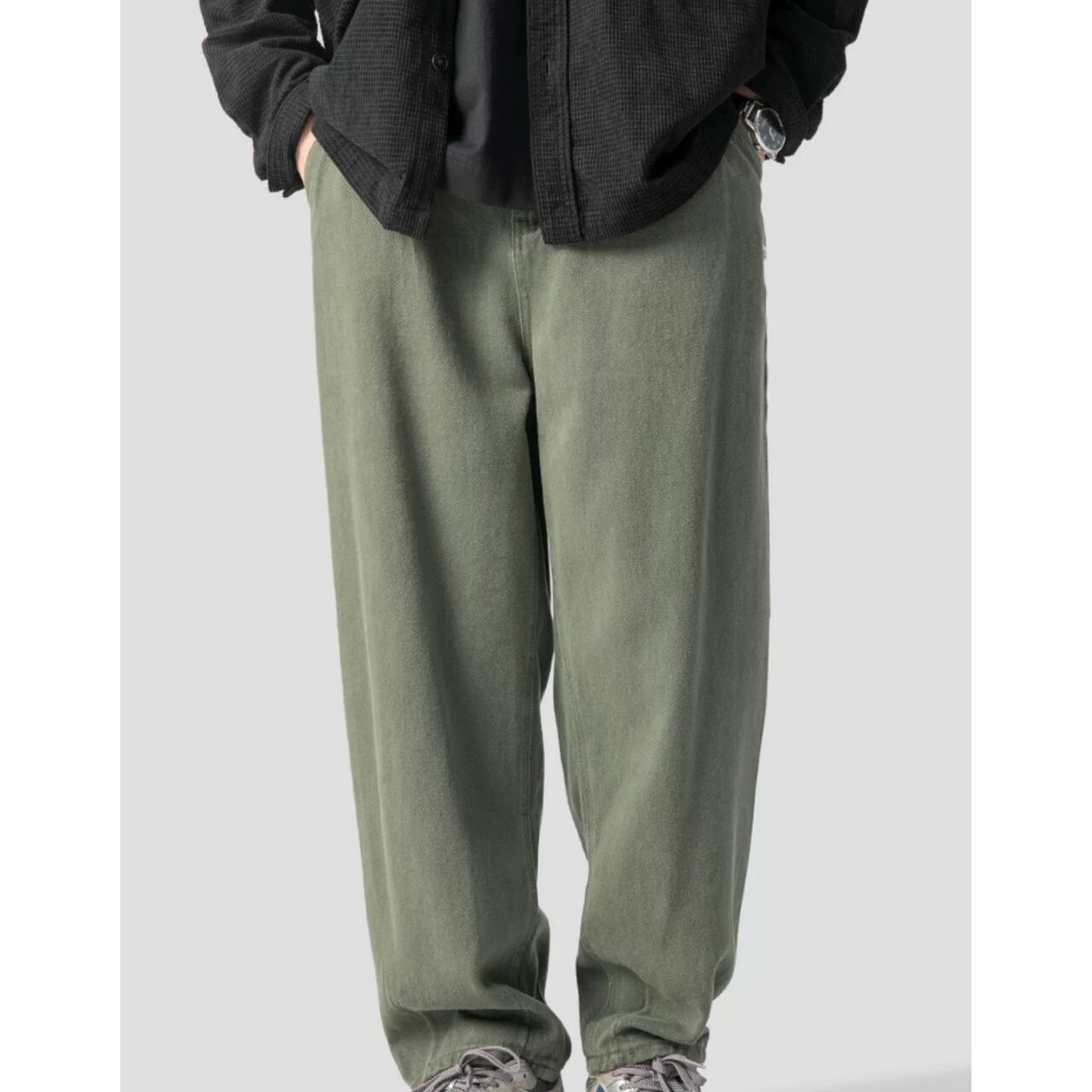 ワイドレッグ ストレートシルエット ワークパンツ 00180