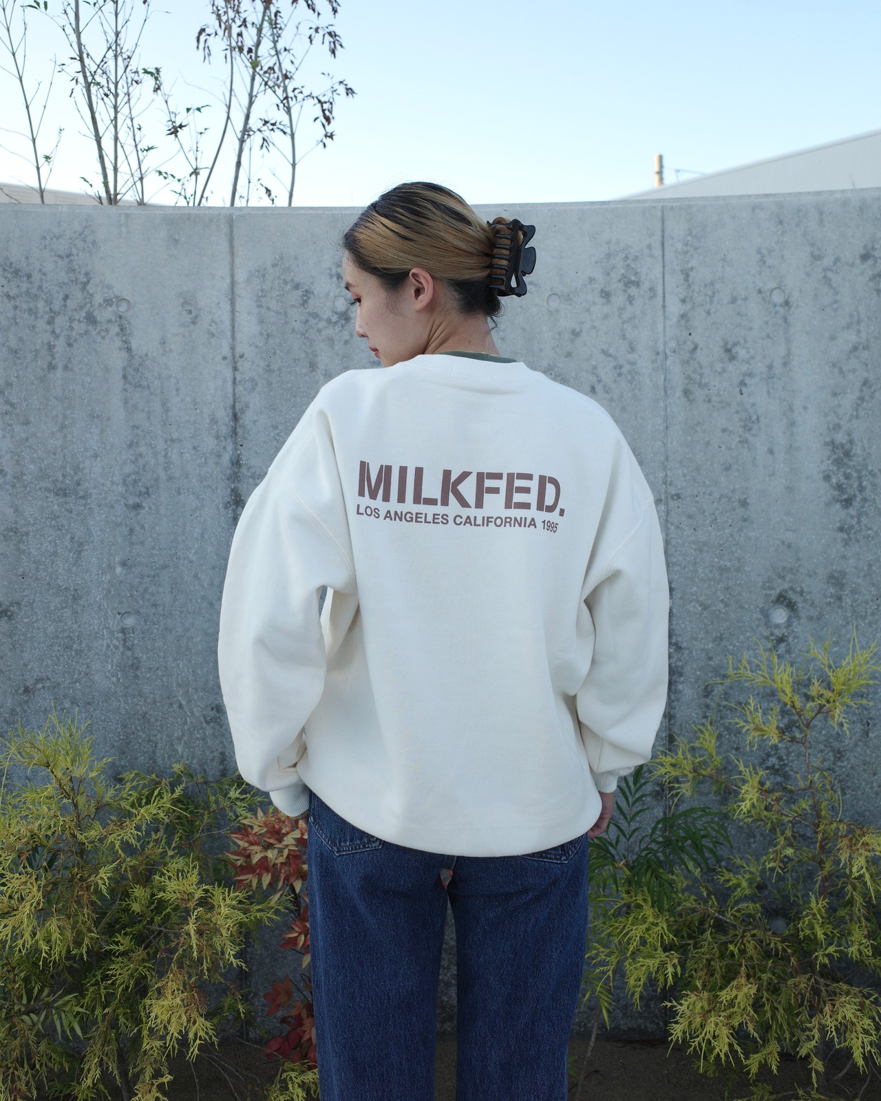 【MILKFED.】STENCIL SWEAT TOP 【ミルクフェド】