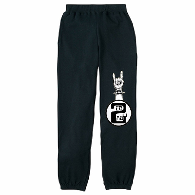 ZEBABY WILL ROCK YOU! SWEAT PANTS (ADULT BLACK)