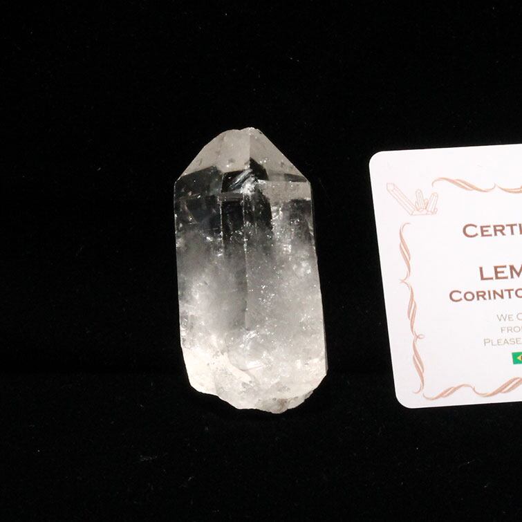 レムリアンシード 水晶 原石 ブラジル ミナスジェライス州 コリント産 証明書付属 一点物 271-274