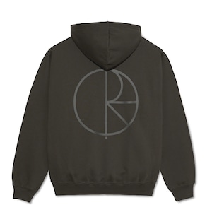 POLAR / STROKE LOGO DAVE HOODIE DIRTY BLACK